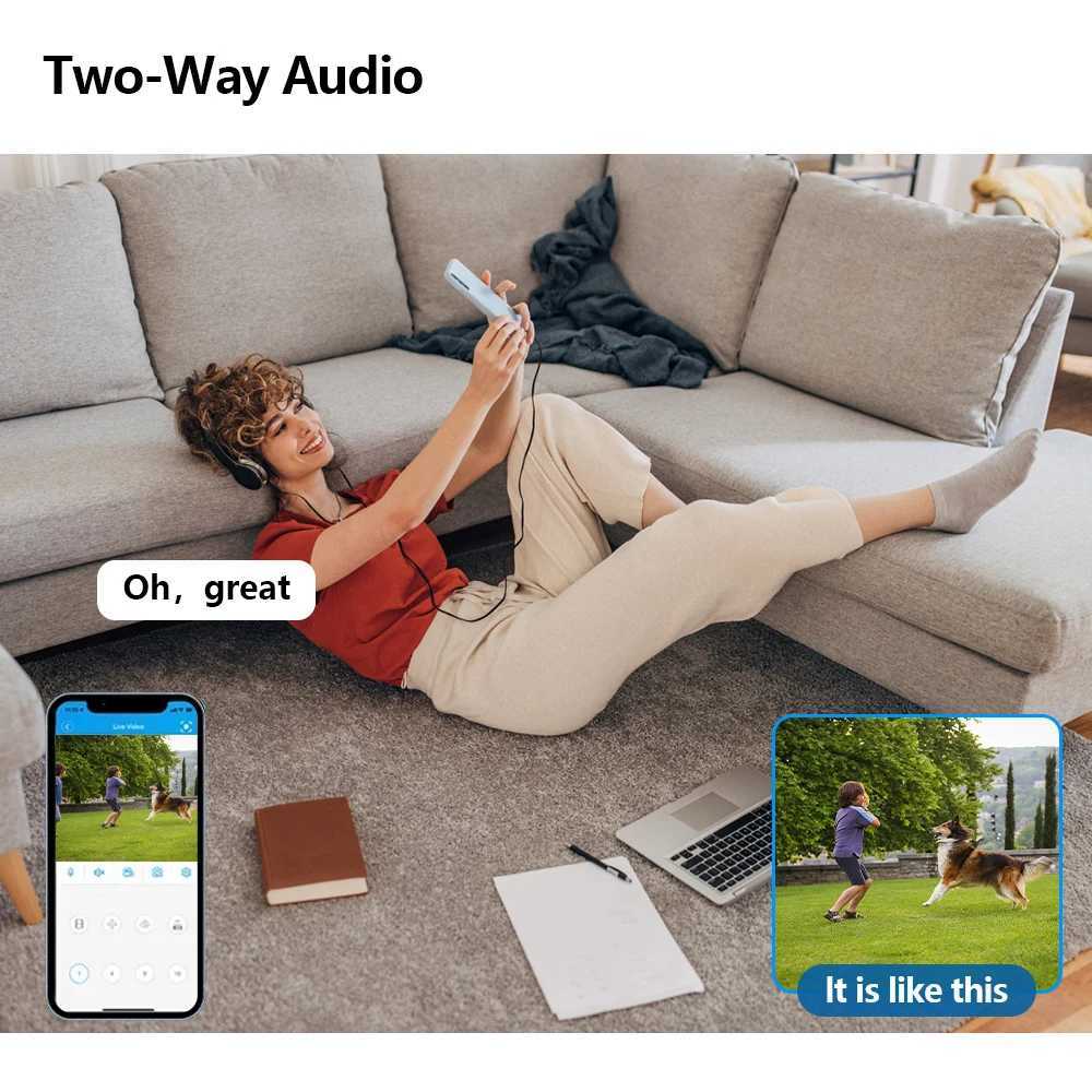 Camera 8MP Surveillance Camera PTZ CCTV IP Wifi Camera 4X Zo Security Protection Wireless He AI Human Trcking Outdoor Two Way Au Z241105