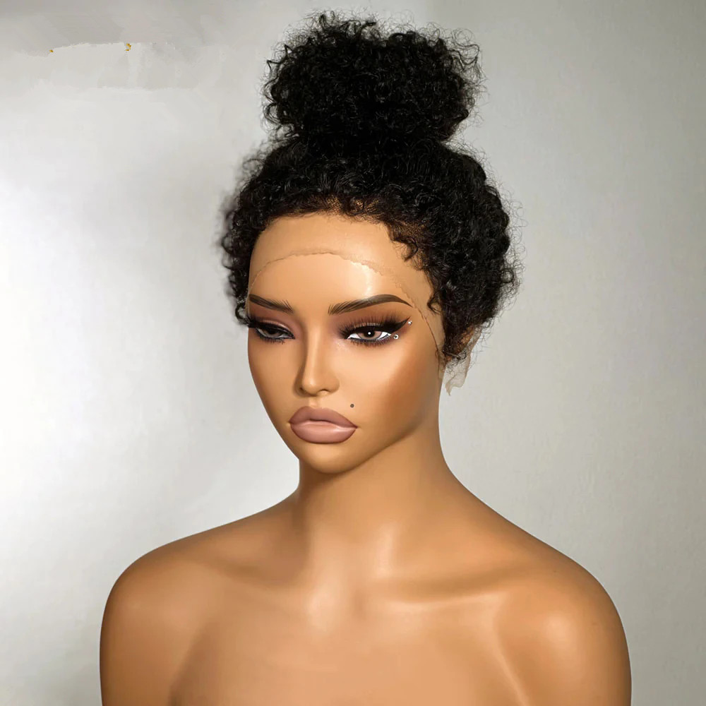 Invisible-strap Drawstring 360 Wigs 150 180 Density Remy Human Hair Wigs Hd Lace Wear To Go Curly Lace Frontal Wig For Ladies