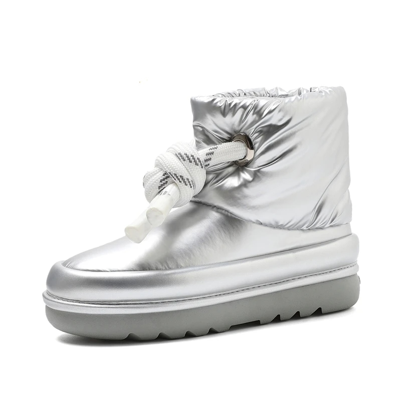 AIYUQI Snow Boots For Women 2024 Winter New Platform Mid-tube Women's Short Boots Fashiona Fur Warm Women's Winter Shoes