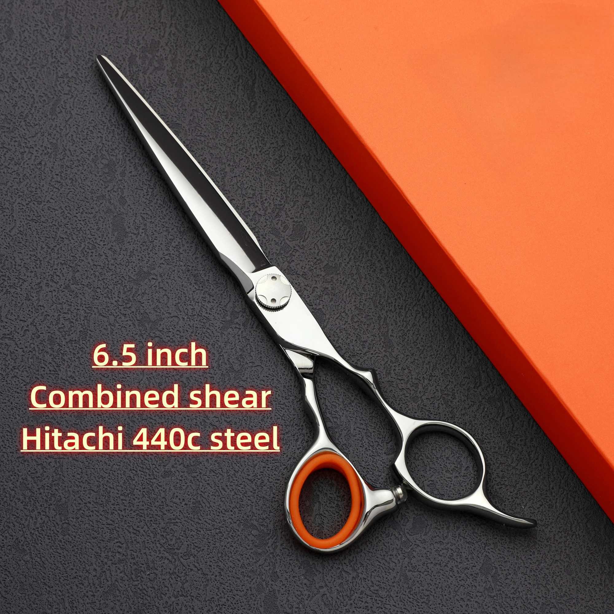Hairdressing Scissors Professional Barbershop Accessories Hitachi 440C Steel Hair Cutting Tools Set of 6.0-6.5-6.8XJ241104