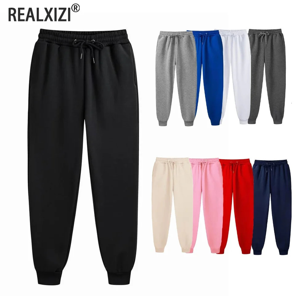 2023 Mens Joggers Casual Pants Fitness Men Sportswear Tracksuit Bottoms Skinny Sweatpants Trousers Black Gyms Jogger Track 241104