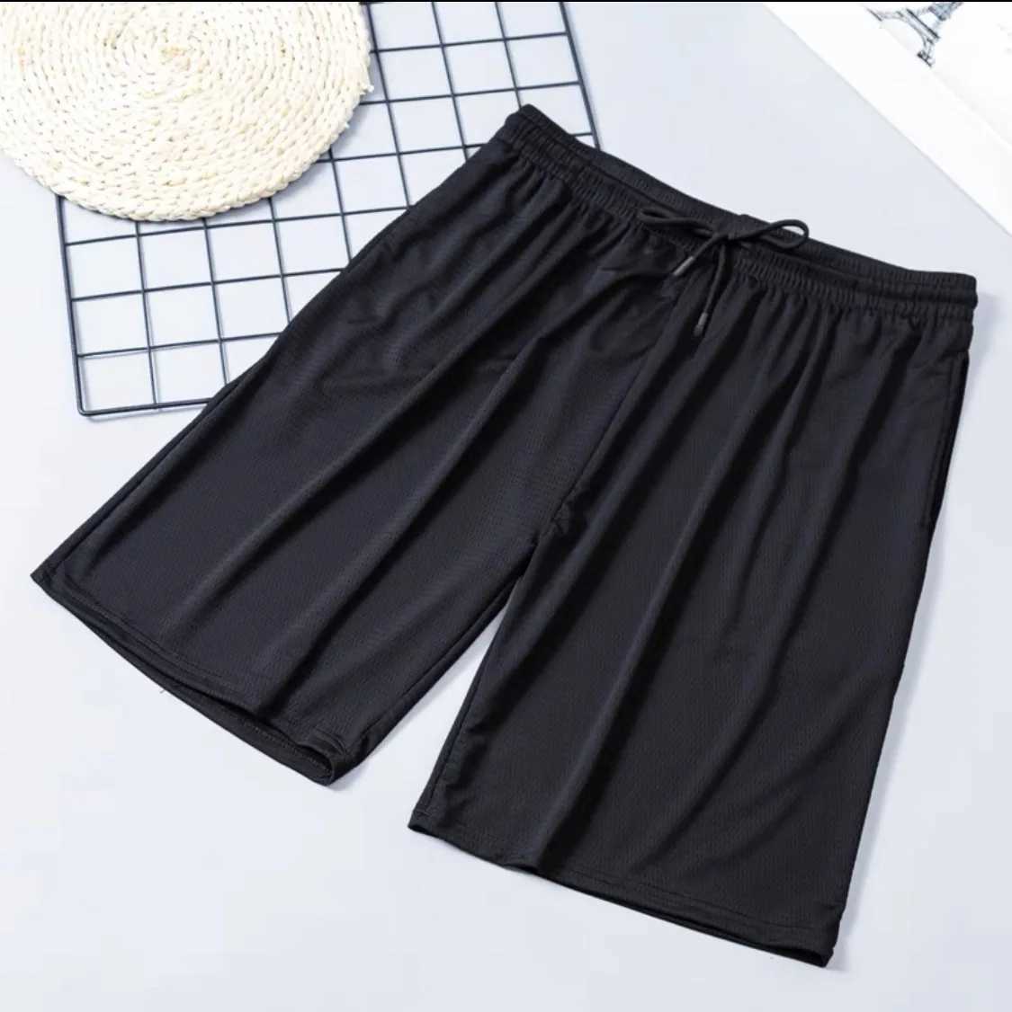 2025 New Mens Sports Shorts Fast Slow Run Breathable QuickDry Mesh Shorts Gym Fitnesssolid Color Polyester CasualwearXJ251025