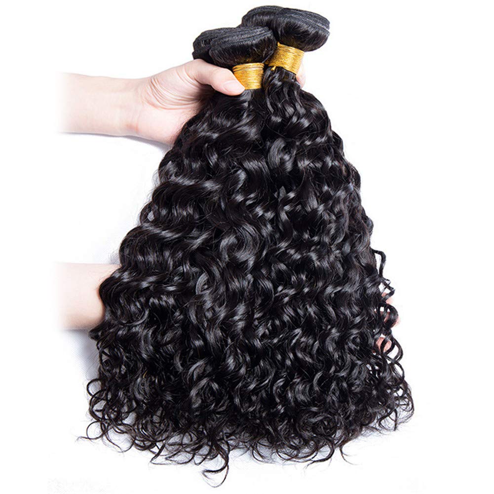 12A Brazilian Water Wave Bundles Really Unprocessed Virgin Human Hair Extensions Remy Deep Wave Curly Hair Bundles Long Wholesale Hair Wefts Hair Prod