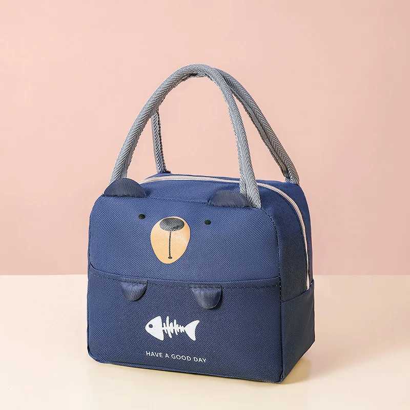 Portable Insulated Thermal Picnic Food Lunch Bag Box Tote Food Fresh Cooler Bags Pouch For Women Girl Kids Children Gift LX241104