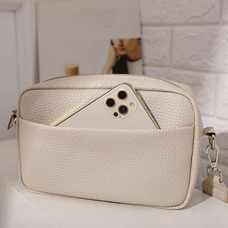 Designer Bag New Solid Color Multi-Layer Women Sling Crossbody Bag Vinatge PU Leather Wide Strap Shoulder Bag purse luxury bag