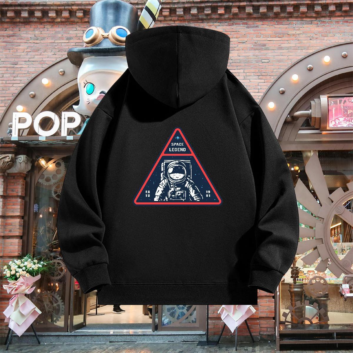 Classic Man Hoodie Drawstring Long Sleeve Warm Men Clothes Hoodie Custom Print Plus Size Tops Hoody Autumn Winter Casual 350g Cotton