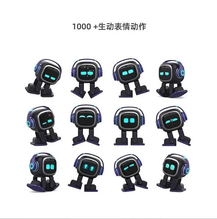 Electronics Robots Emo Robot Emopet Intelligent Robots Electronic Pet Ai Children Voice Interaction Accompany Ai Face Recognition For Desktop Robot J2