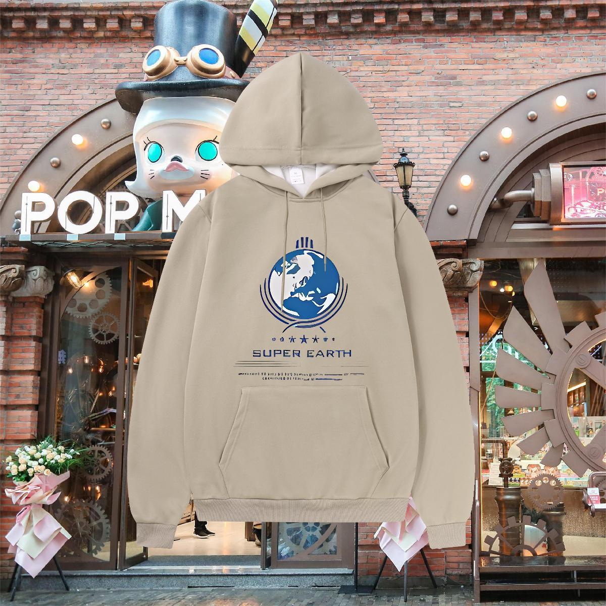 Fashion New Hoodie Breathable Drawstring Hoodie Warm Hoodie Pullover Plus Size Cartoon Tops Home Outdoor Cotton 350g