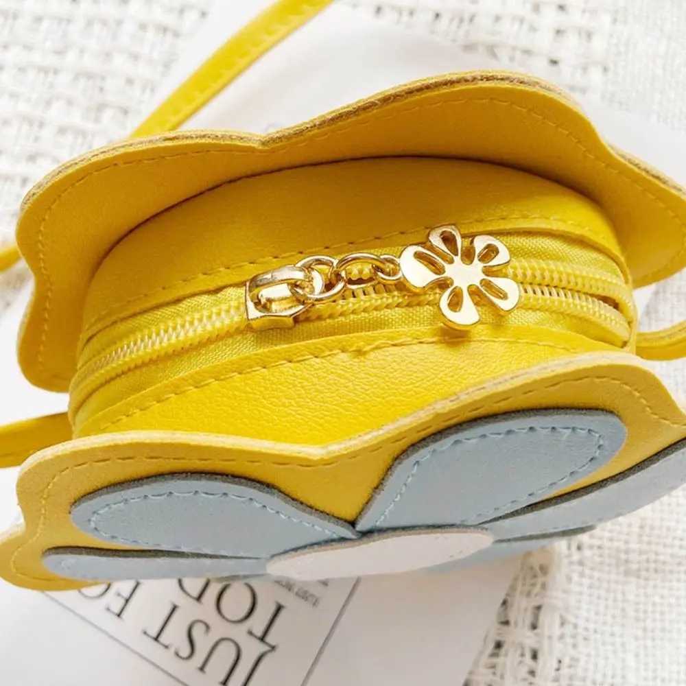 Cute Flower Girls Coin Purse Shoulder Bags Kids Mini Packet Crossbody Handbags Casual Bag Childrens Messenger Bag LX241104