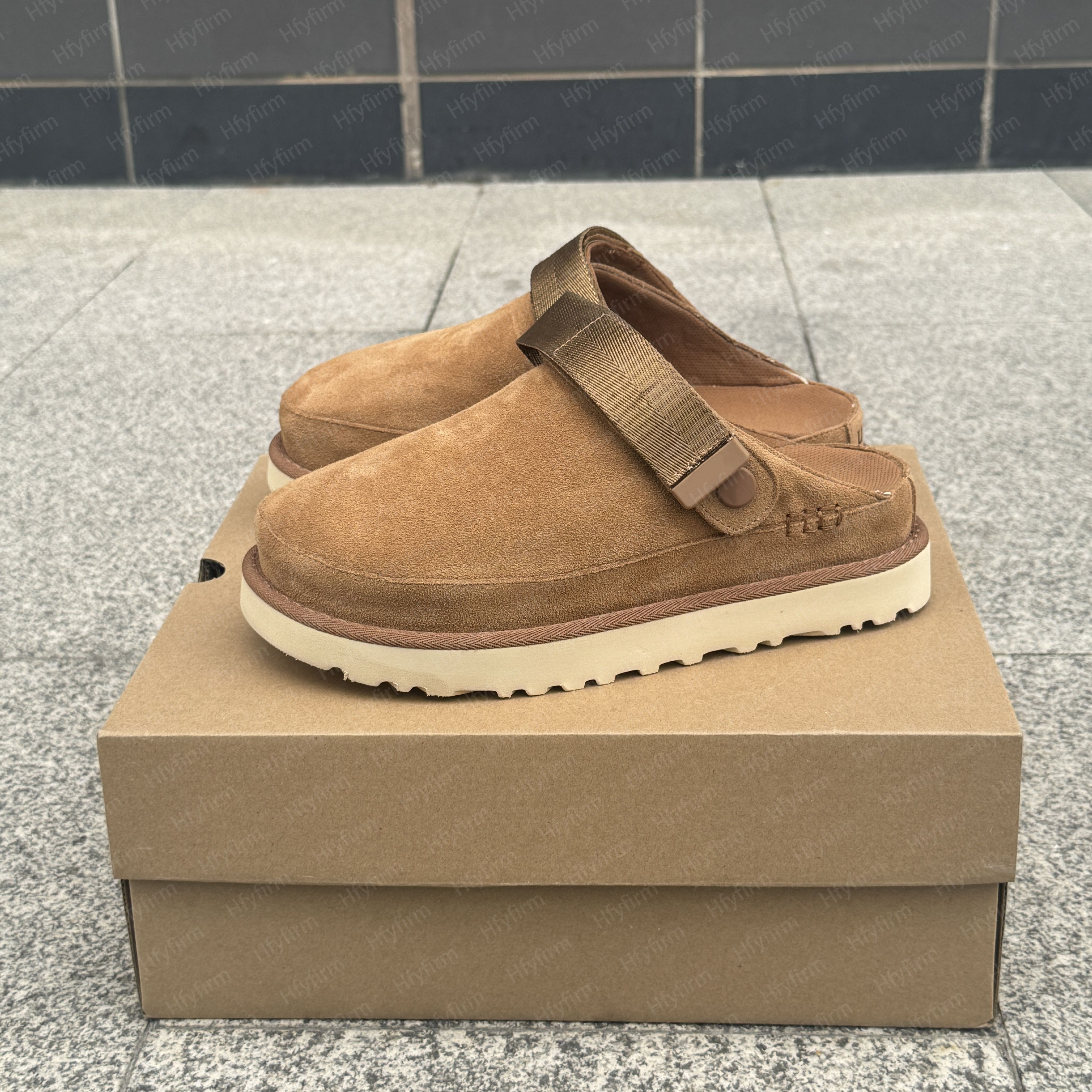 Designer Goldenstar Clog Slippers Clogs Golden star Beach Sandal Cross Slides Women Men Tazz Tasman Fall Mustard Seed Chesut Winter Summer 2025