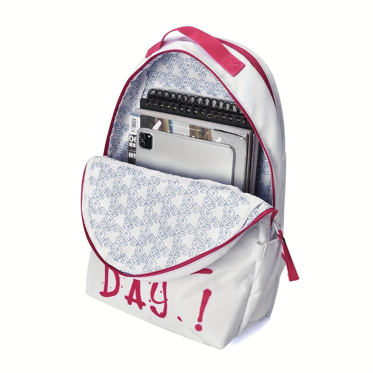 Thick and durable simple student backpack, versatile for casual outdoor travel