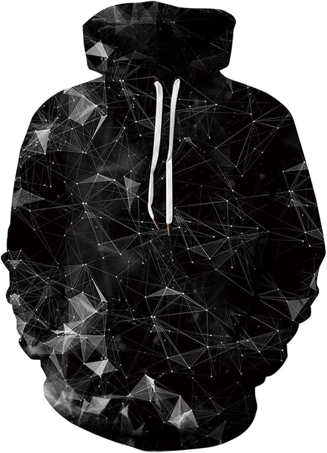 Hoodie for Mens Womens Graphic Hoodies for Men Funny Novelty Pullover Sweatshirt Xmas Teen Boy Gifts Black red Galaxy Hoodie Graphic Hip-hop cool