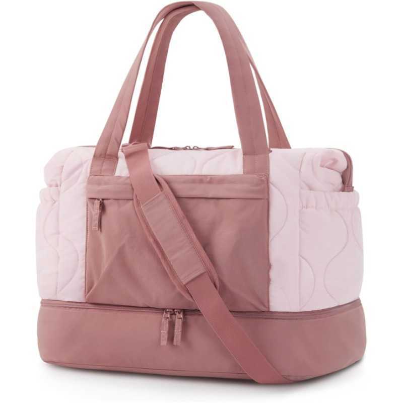 multifunctional shoulder bag, short distance travel bag, large capacity foldable belt, wash bag, sports and fitness bag 241115