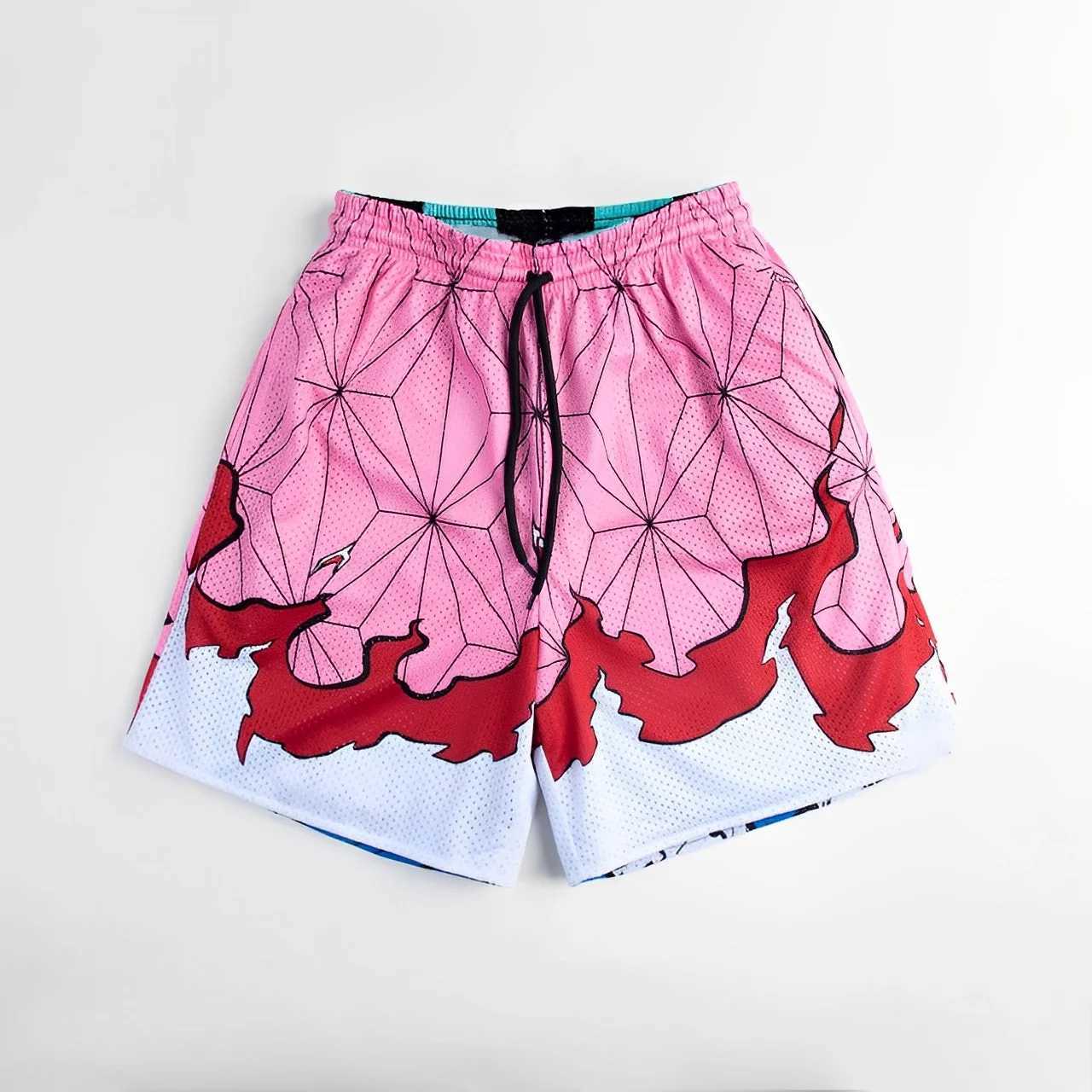 Mens gym shorts 3D printed shorts quick drying grid casual board shorts summer jogging fitness basketballXJ250407