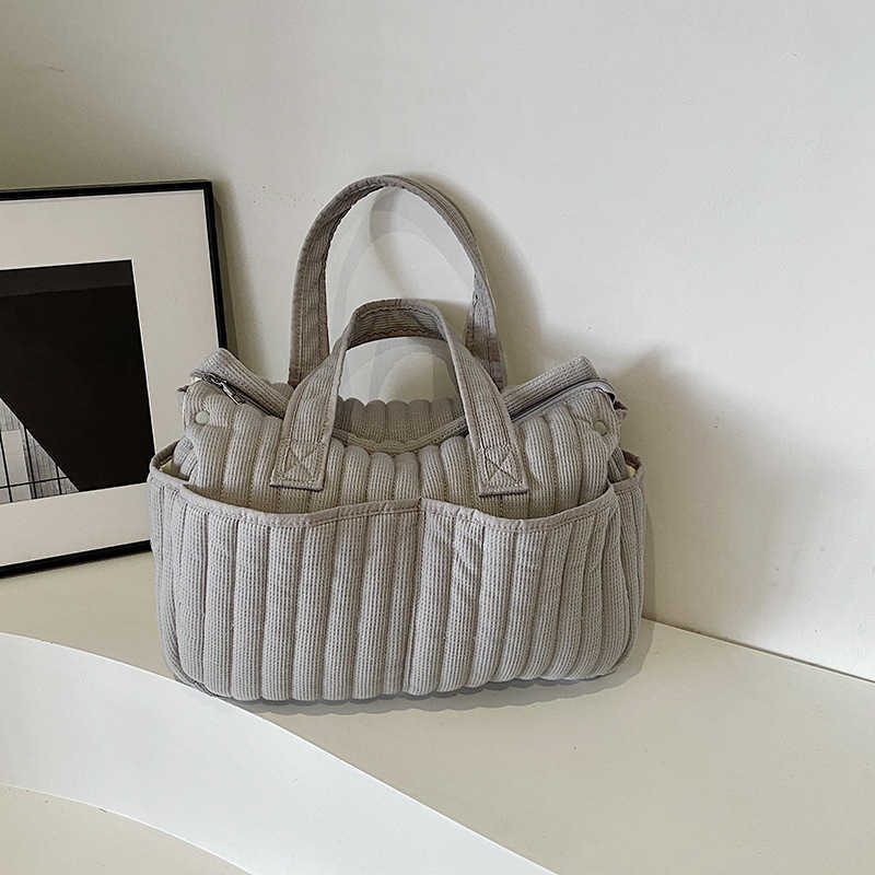 Fashion women's bag shoulder bag large capacity women's tote bag mommy bag baby stroller hanging bag mother baby bag 241115