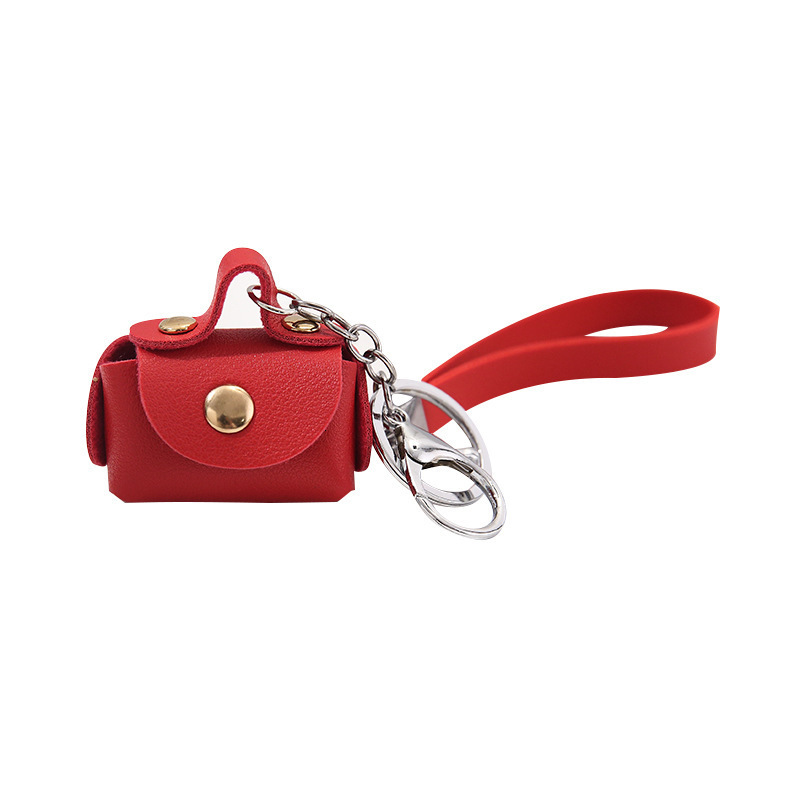 Yuelu PU Leather Zero Wallet Mini Storage Bag Creative Keychain Pendant Small Gift