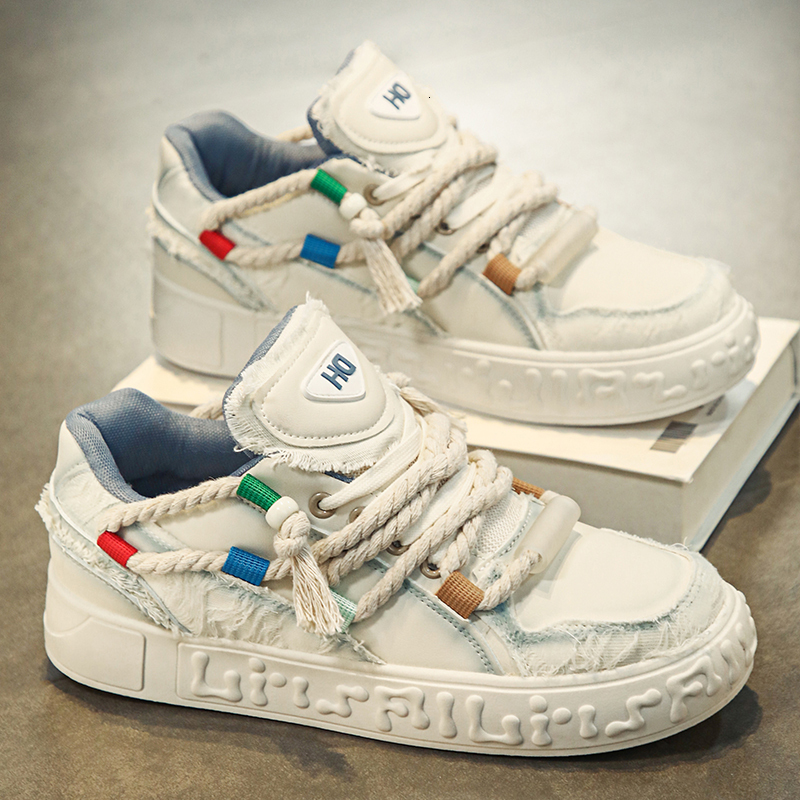 Comfortable Men's Sneakers 2024 New Spring Men Casual Shoes Fashion Lightweight Outdoor Breathable Walk Shoe For Man Thick Sole