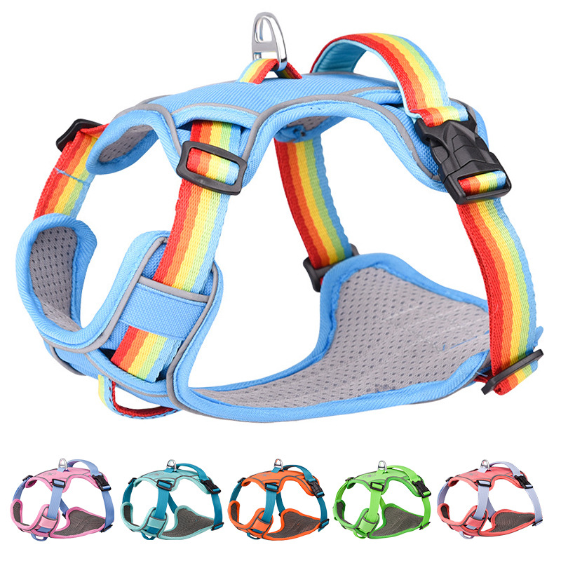 Reflective Waterproof Dog Protect Harness Adjustable Durable Quality Pet Dog Harness Supplies for Pet Products Small Medium Large Sizes Dogs