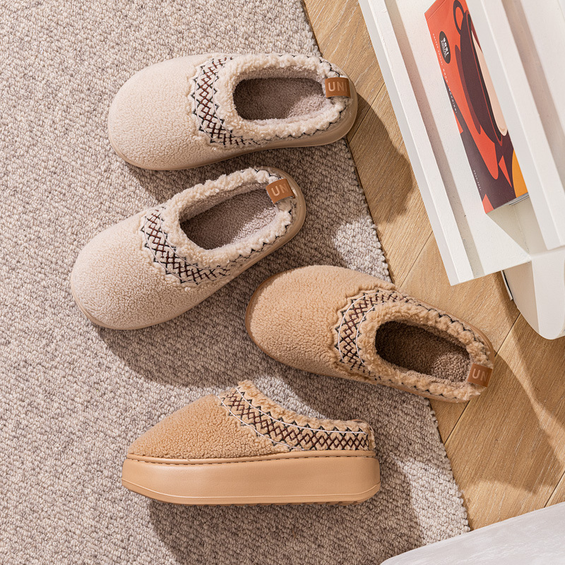 Designer Furry Slippers for Women - Flat Bottom Slipper Sandals Slides with Free Shipping 7245