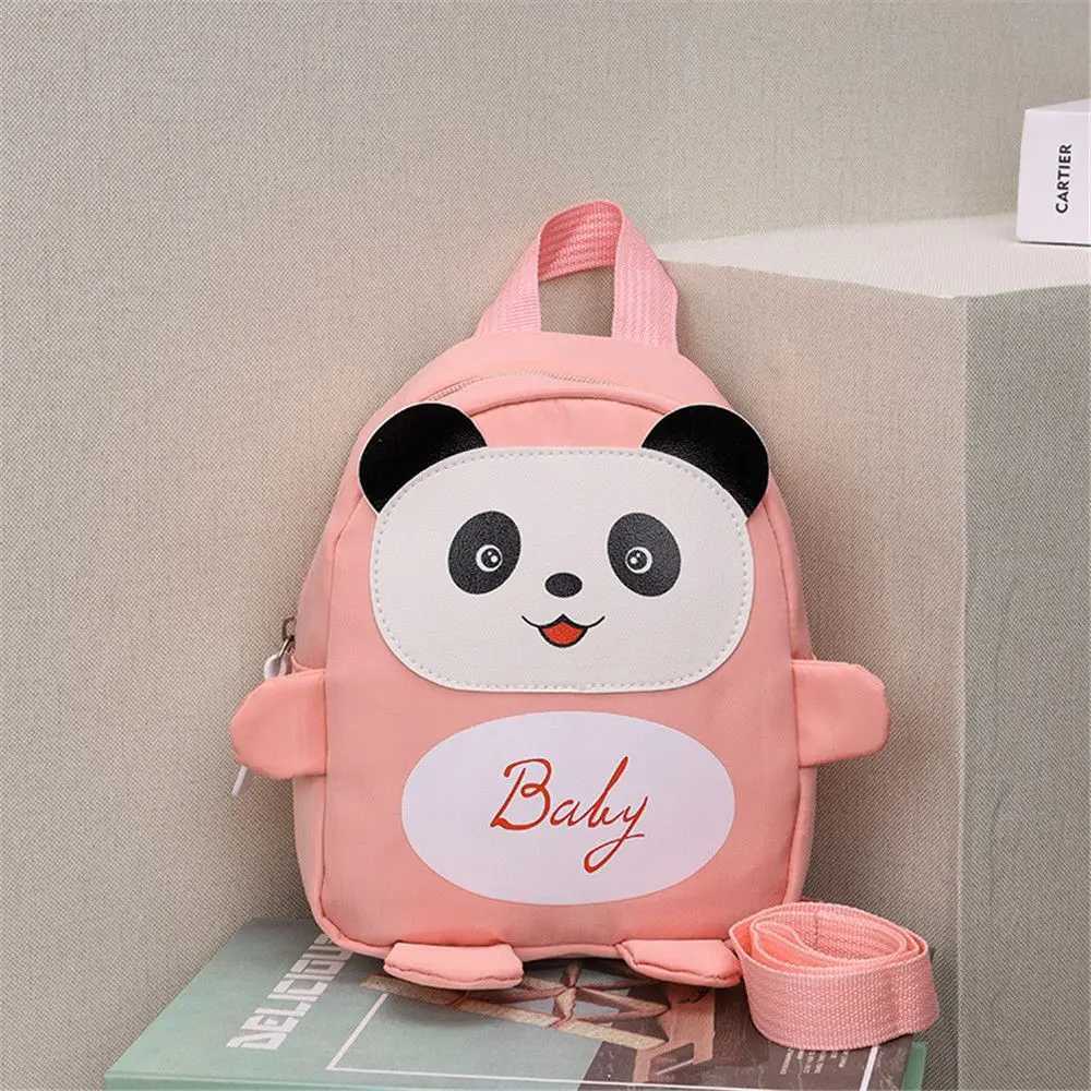 Cute Panda Kids Bag Baby Girls Boys Mini Backpack Baby Bag Anti-lost Bag For Toddler Preschool Kids LX241104