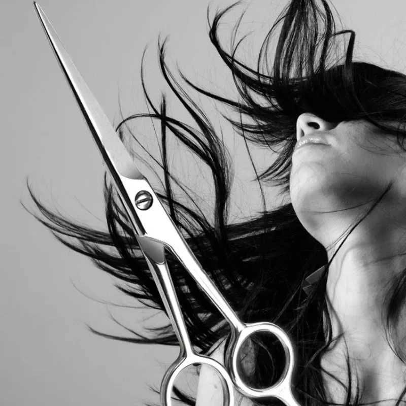 Hairdressing Barber Hair Scissor for Professional Hairdressers Barbers Stainless Steel Hair Cutting Shears For Salon BarbersXJ2411