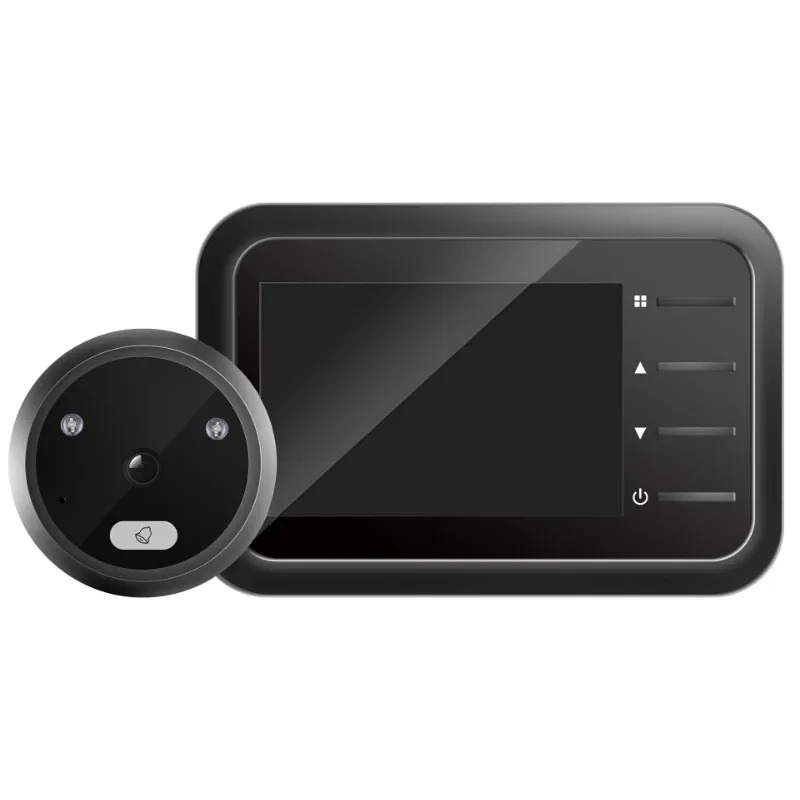 2024 2.4Inch LCD Peephole Camera IR Night Vision Video Eye Door Bell Visual Doorbell Smart Home Camera2. Outdoor 1.