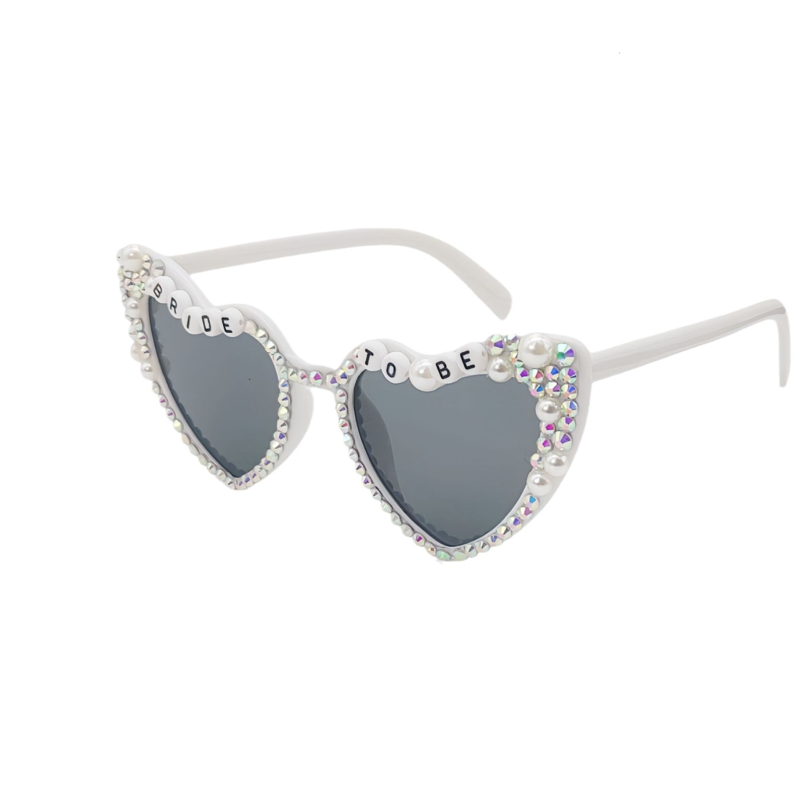 Pearl Wedding English Letter Bridal Love Single Party Sunglasses F10.16-8.8 65c75