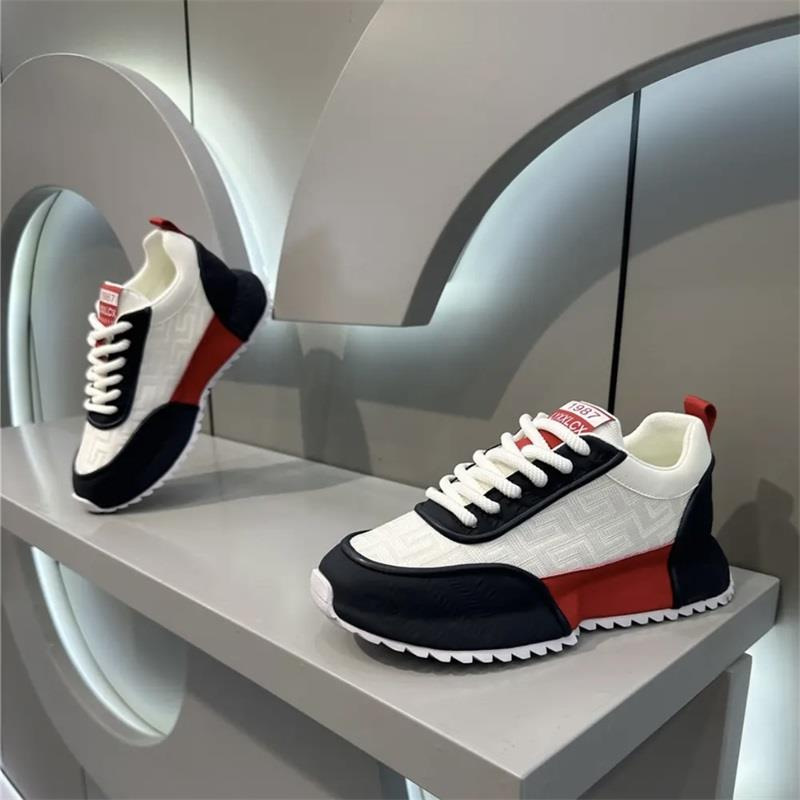 Men's shoes 2024 low top mesh breathable and odor proof sports and leisure high street American color blocked trendy men