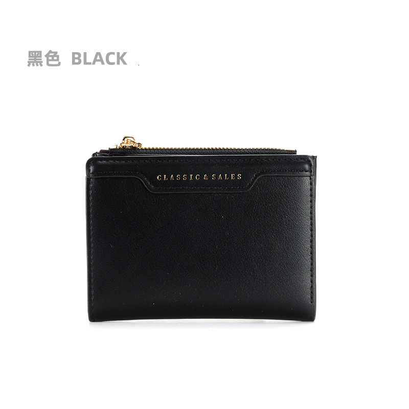 New designer Korean new women's multifunctional wallet zipper small and exquisite ultra-thin card clip ID bag