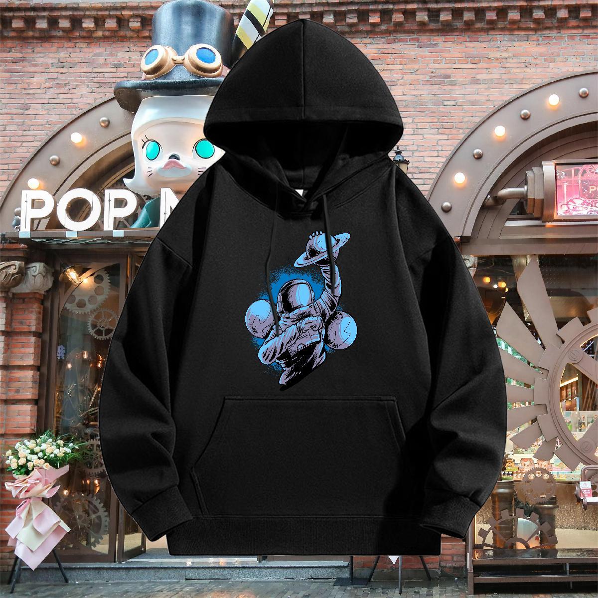 Fashion Man Hoodie Long Sleeve Drawstring Cool Design Men Hoodie Graphic Tops Hoodie Anime Printing Street 350g Cotton