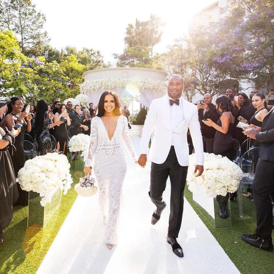 African Full Lace Wedding Dress 2019 Sexy Mermaid Deep V Neck Backless Bridal Gowns With Super Long Sleeves Robe De Soriee
