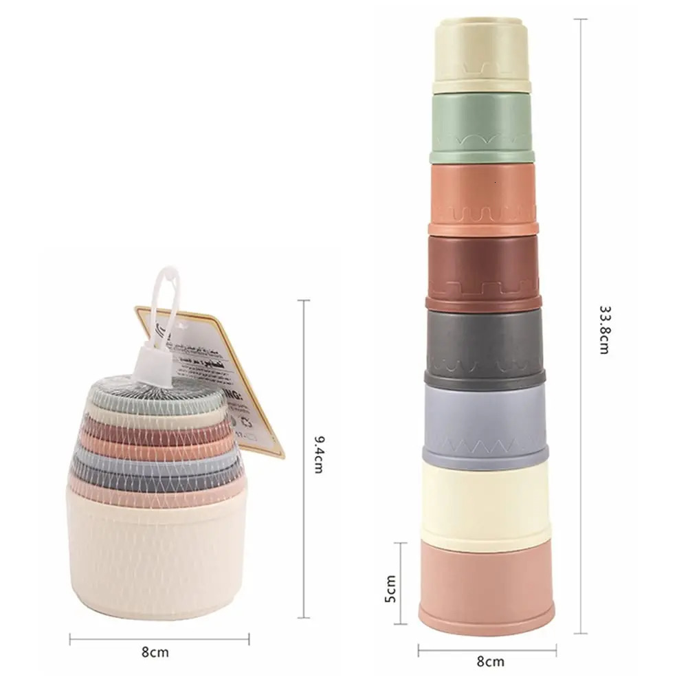 Stacking Cups Toy For Rabbits Multicolored Reusable Small Animals Puzzle Toys Hiding Food Playing Home Pet Supplies y241104