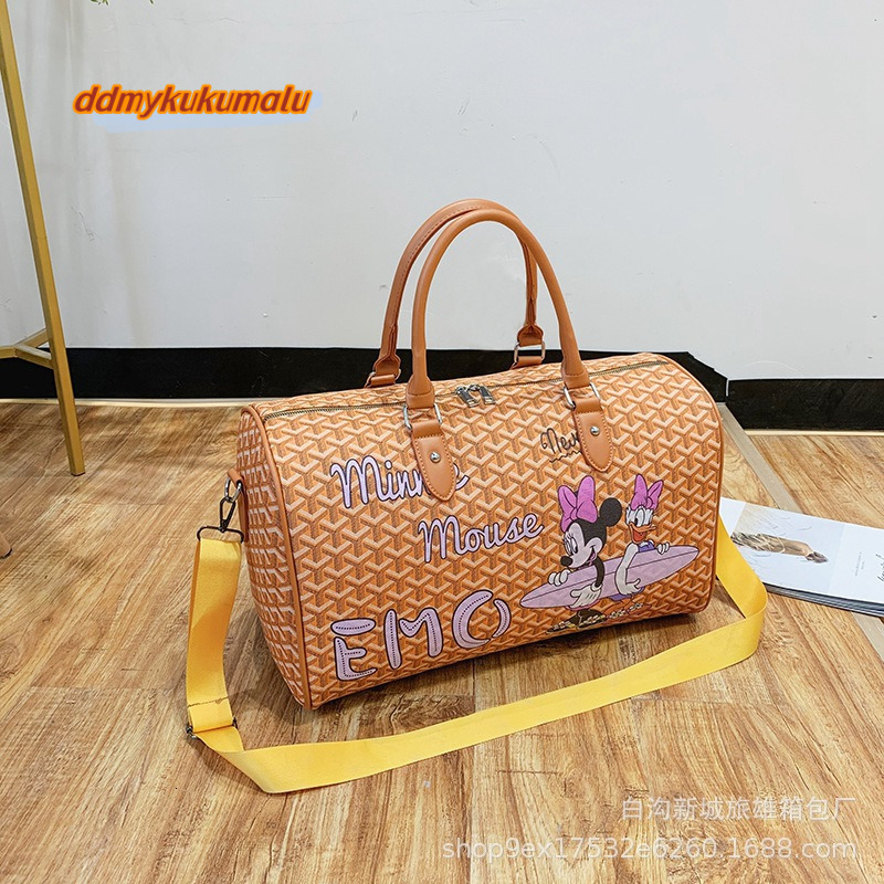 2024 New Large Capacity Travel Cartoon Classic Fiess Short Distance Handheld Lage Waterproof Storage Bag #35 kukumalu