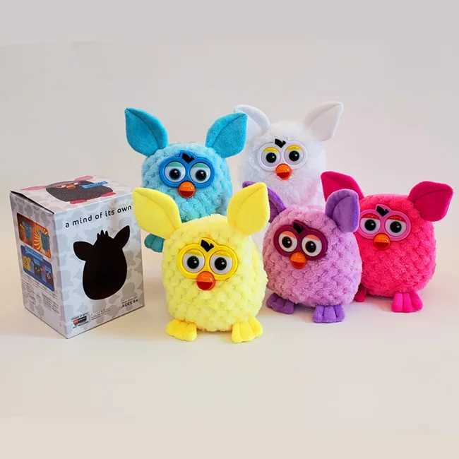Electronics Robots With Box Electronic Pets Interactive Toys Phoebe Firbi Pets Owl Elves Recording Talking Hamster Smart Toy Doll Furbiness boom J2411