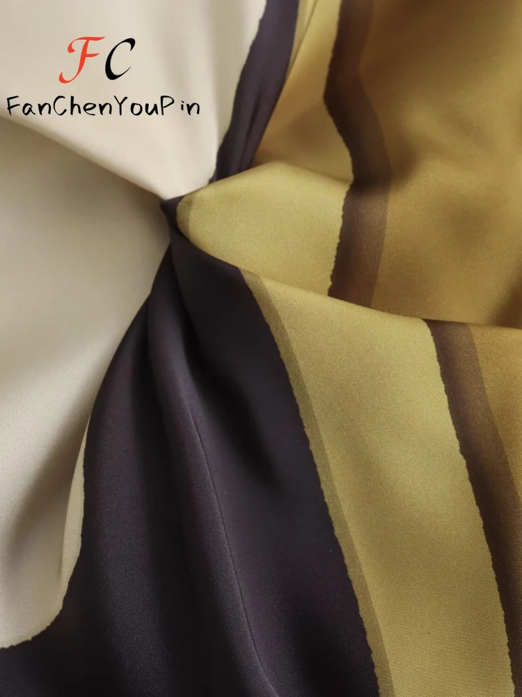 Summer Womens Dress Temperament Pleated Print Satin Midcalf Skirt Fashion Slim Fit Sleeveless Elegant Aline Dresses 240329