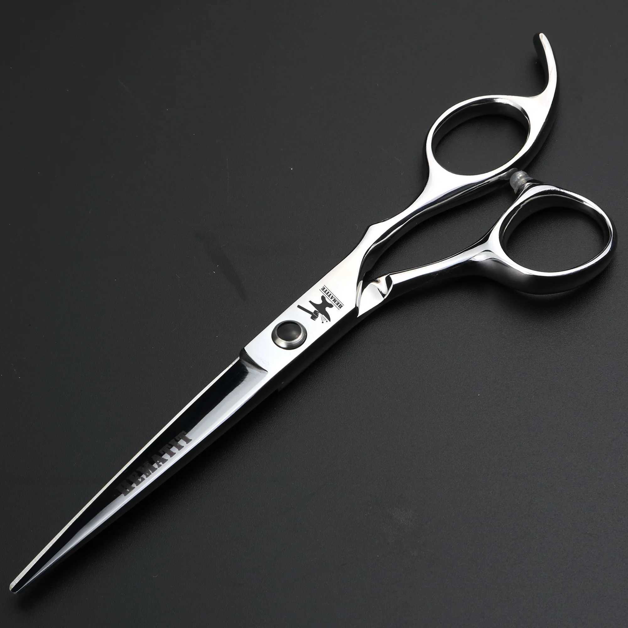 XUANFENG bull Screw Barber Cutting and Thinning Scissors 6-inch Japanese 440C Steel Hair ScissorsXJ2411