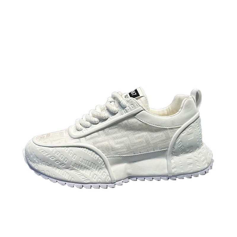 Men's shoes 2024 low top mesh breathable and odor proof sports and leisure high street American color blocked trendy men