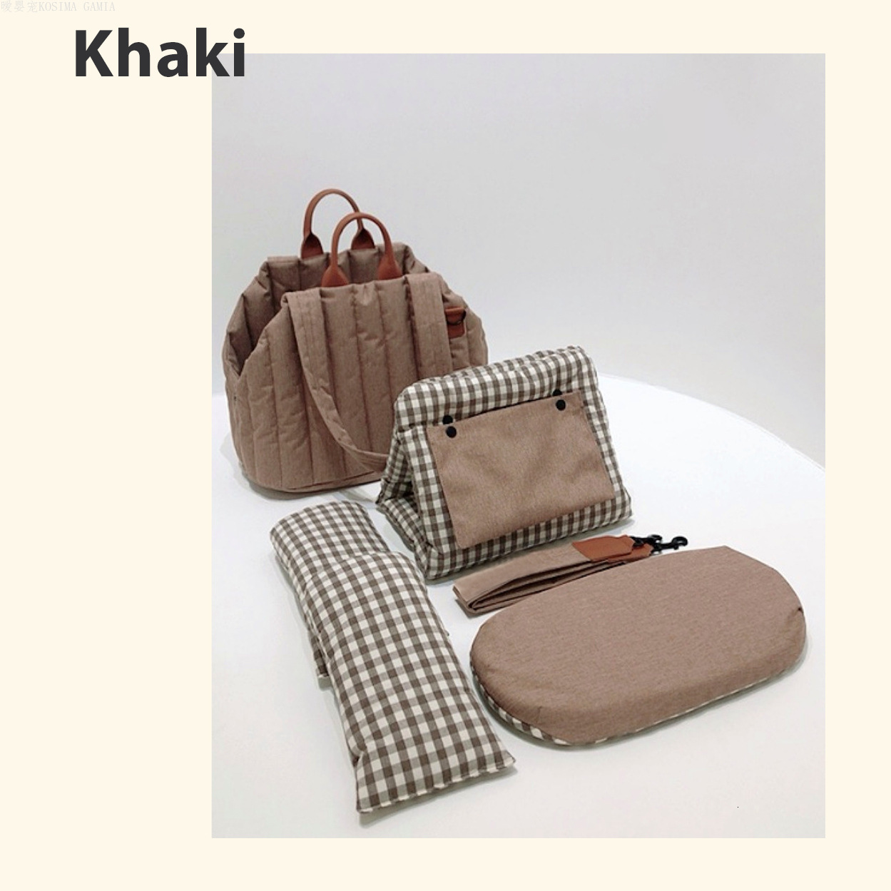 Pet Dog Plaid Warm Water Washable One Shoulder Diagonal Cross Pet Bag Large Space Cat Bag Suitable For Puppies And Cats
