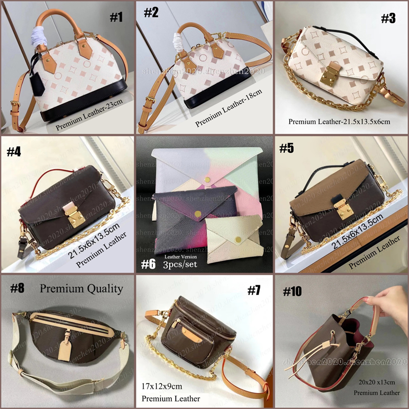 Premium Leather Shoulder Bags Women's Fashion Handbag Crossbody Bag Waistbag Tote Bag