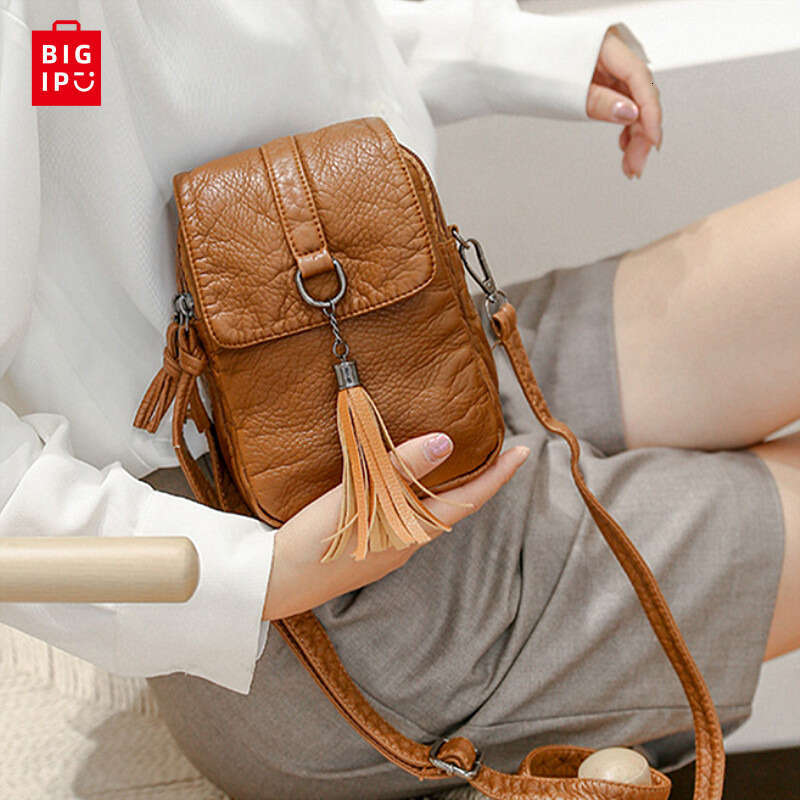 Designer Bag New Smaltassel Designer Purse Messenger PU Leather Shoulder Bag Casual Handbag Crossbody Bags For Women Phone Pocket Girl purse luxury ba