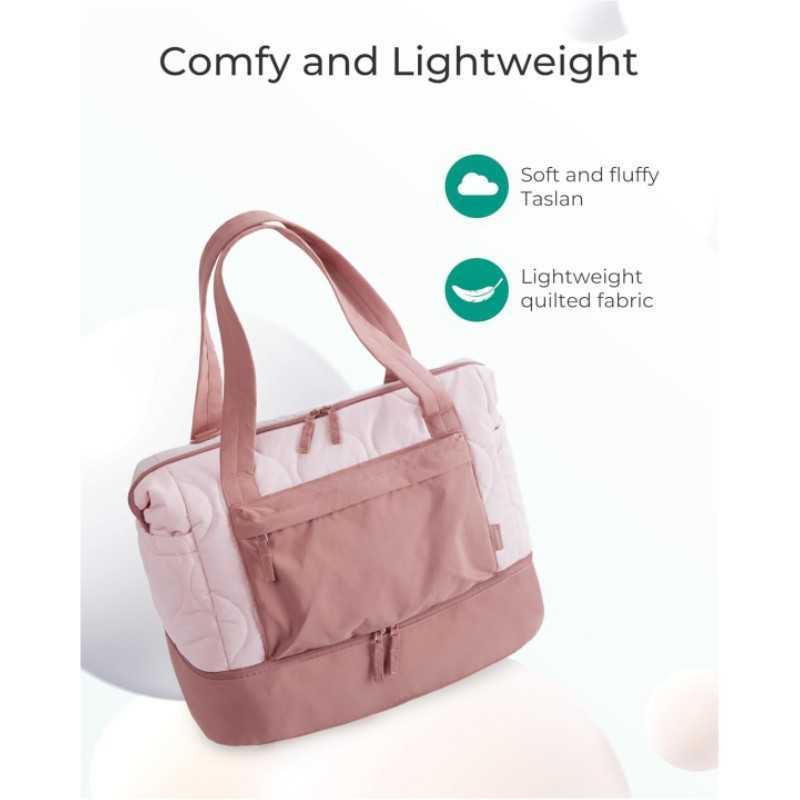 multifunctional shoulder bag, short distance travel bag, large capacity foldable belt, wash bag, sports and fitness bag 241115