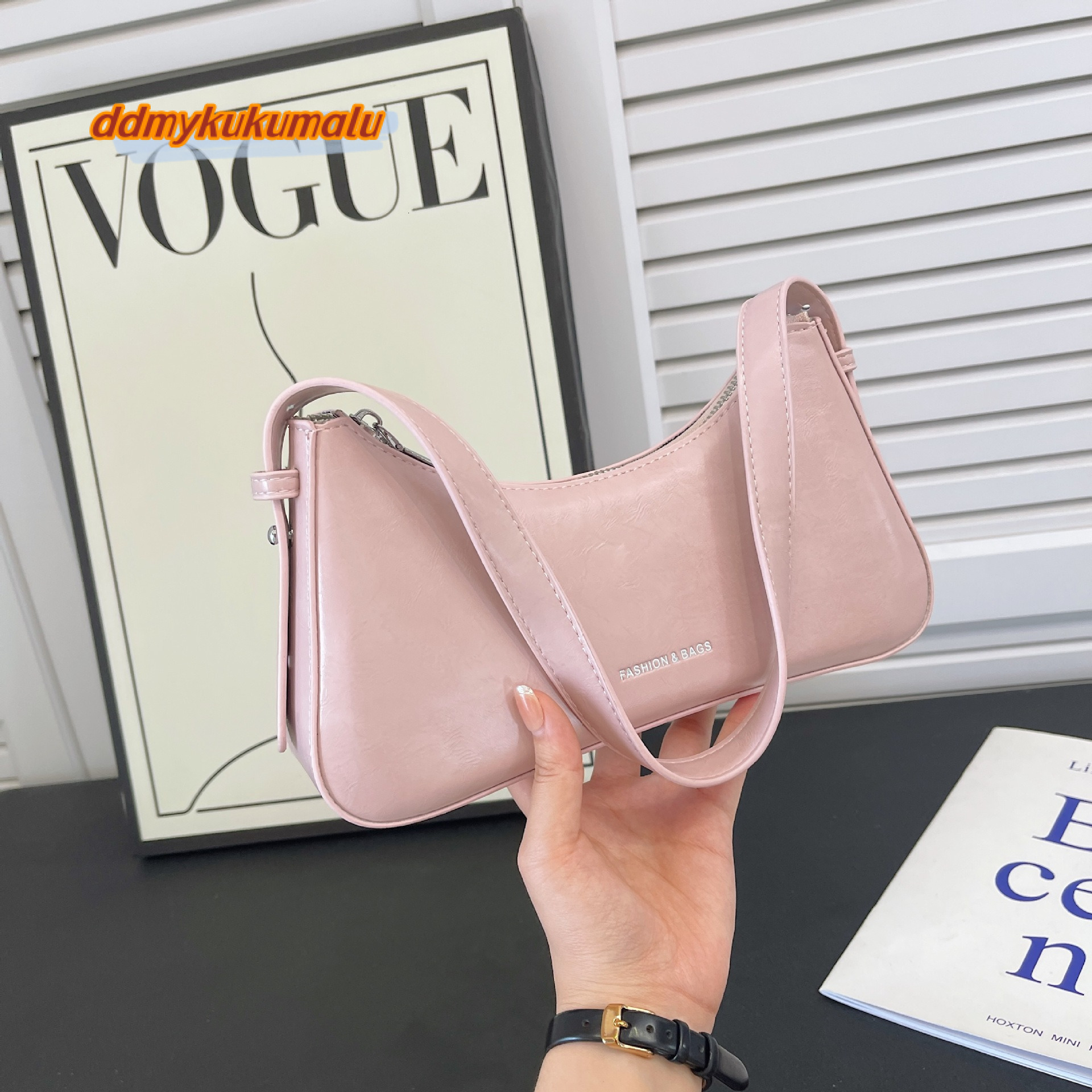 New Summer Versatile Saddle Fashion Style Single Shoulder Underarm 2024 Commuter Women's Bag #25 kukumalu