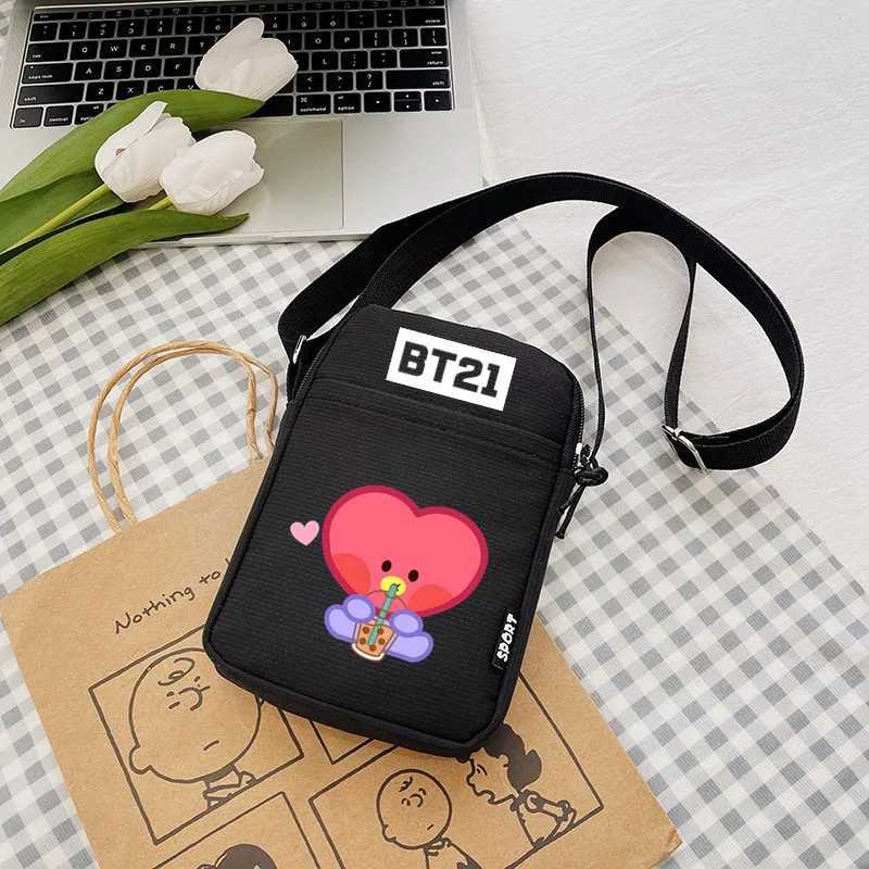 New Crossbody Bag Small Animal Shoulder Bag for Boy Girl Portable Mobile Phone Storage Bag Canvas Bag Birthday Gift LX241104