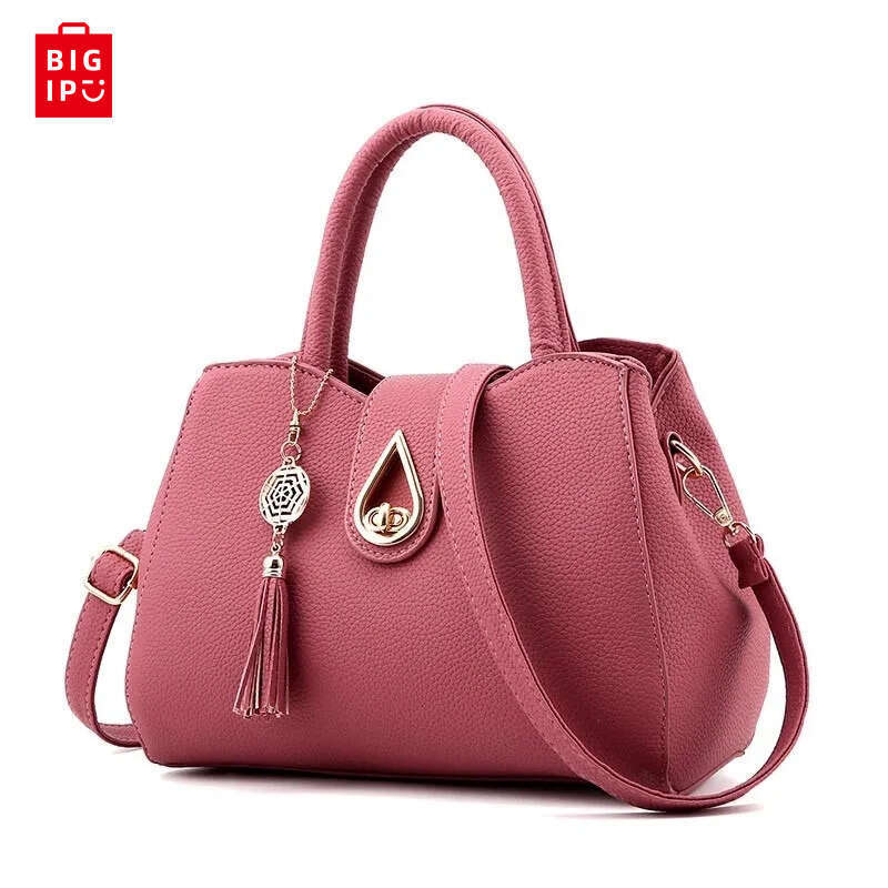 Designer Bag Luxury Brand Women Bag Top-Handle Bags Fashion Shoulder Messenger Bags PU Leather Handbag Ladies Tassel Travel Shopper Totes purse luxury