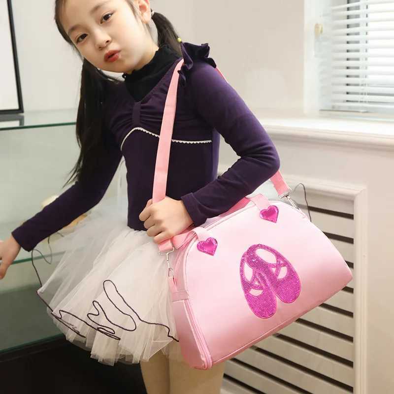 Childrens Handbag for Girl Fashion Sweet Princess Causal Ballerina Dance Bag Versatile Kids School Ballet Class Crossbody Bag LX241104