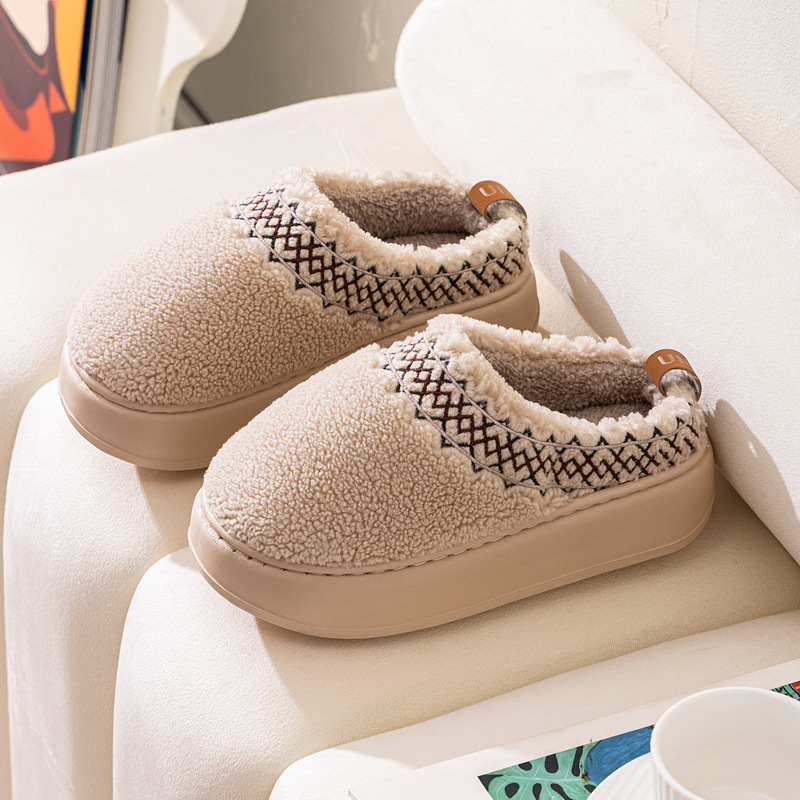 Designer Furry Slippers for Women - Flat Bottom Slipper Sandals Slides with Free Shipping 7245