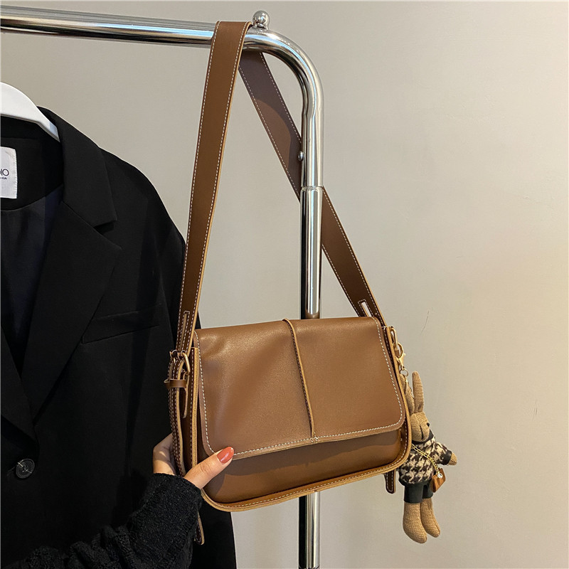 2025 Designer 2024 New 3 Autumn/Winter Solid Color Fashion Small Square Single Shoulder Crossbody Bag for Women