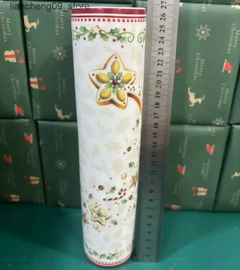 Christmas Decorations German Christmas Biscuit Plate Rectangular Cup Salad Dessert Plate Fruit Rack L240910