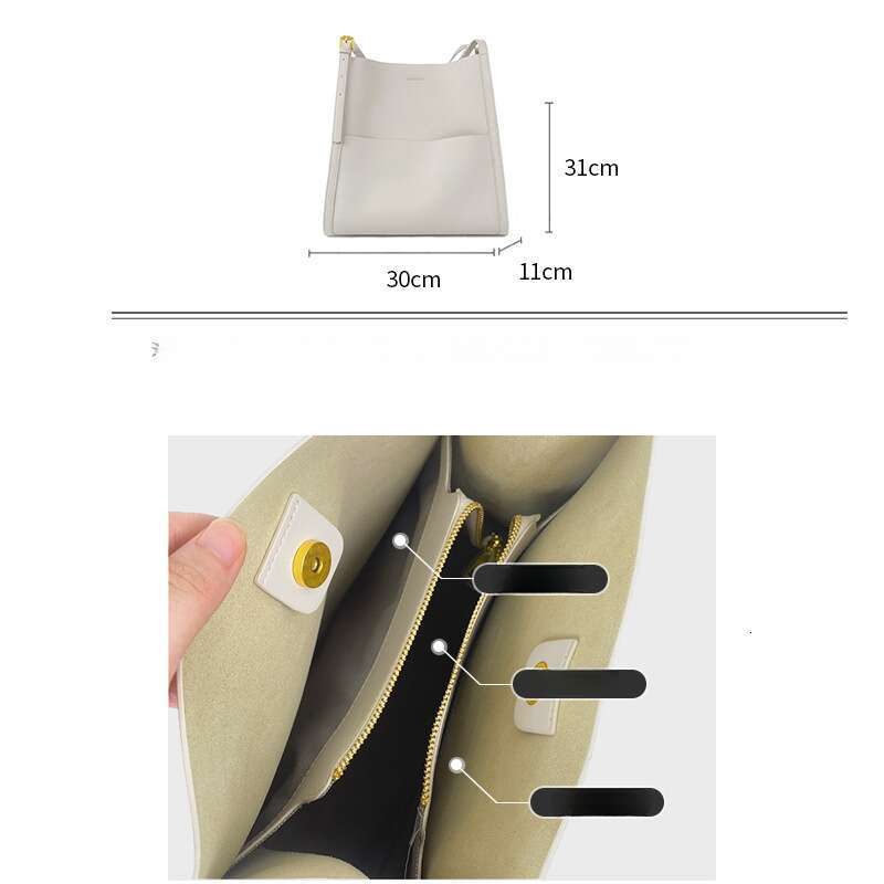 Fashion womens Genuine leather high-end tote large capacity 2024 new single shoulder bag, women's work and commuting bag