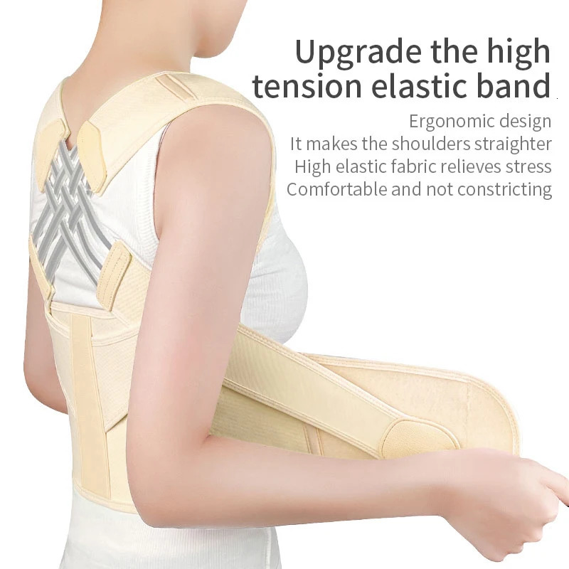 Posture Corrector Back Support Comfortable Back and Shoulder Brace for Men and Women Device To Improve Bad Posture Belt 241023